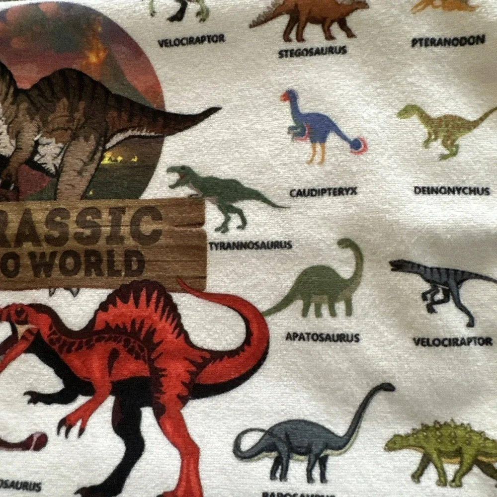 Jurassic Park Dino World Hand Towel Tyrannosaurus Rex Soft‎ 27 X 15
